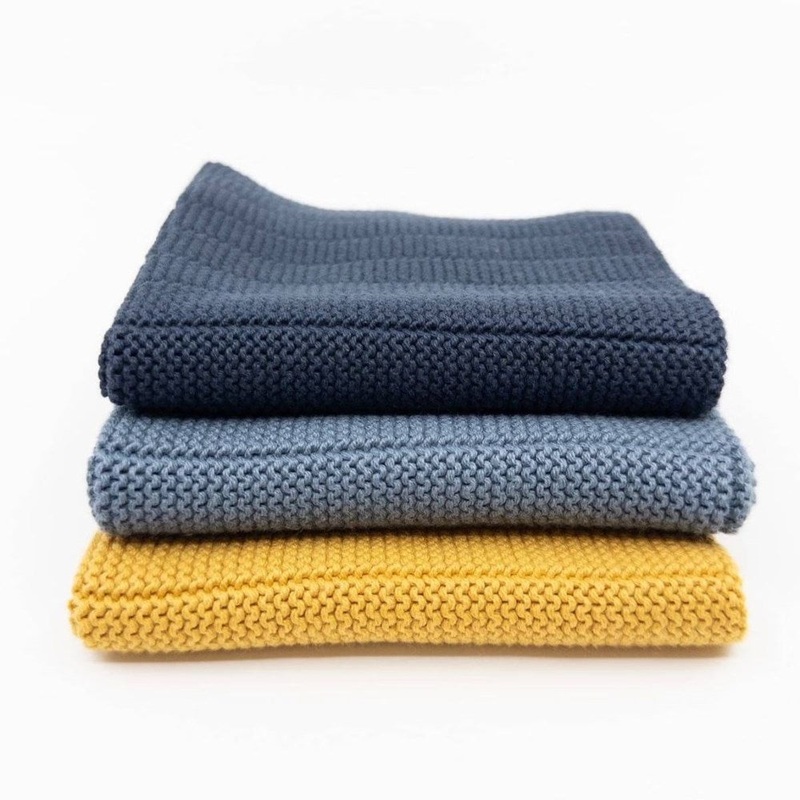 Ecovask Dishcloth Heavy Duty Packs (Premium Organic Cotton) - 3 Piece
