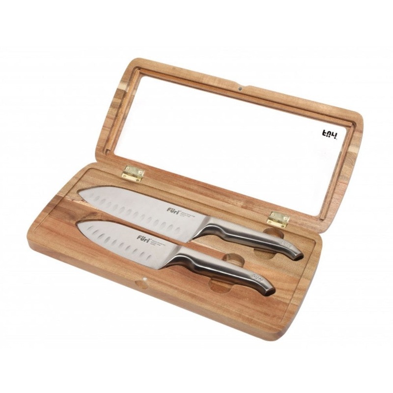 Furi Pro East West Santoku Knife Set - 2 Piece