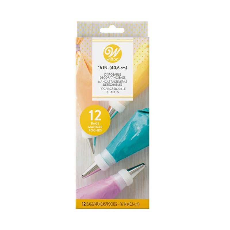 Wilton 16 Inch Disposable Decorating Bags - 12 pack